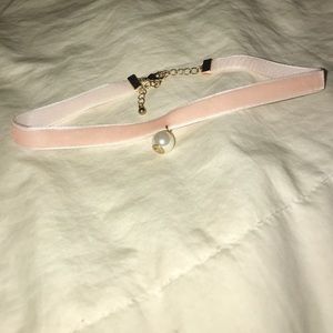 Forever 21 Jewelry - π Forever 21 Pink Velvet Choker/Faux Pearl π Forever 21 Jewelry - π Forever 21 Pink Velvet Choker/Faux Pearl π